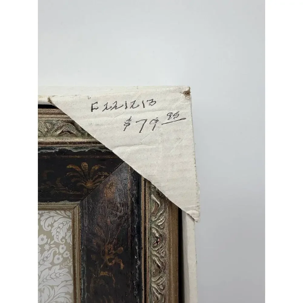 Nine Pegs 8x10 Photo Frame Solid Wood Ornate Decorative 4.28 lb